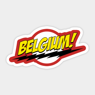 Belgium! Sticker